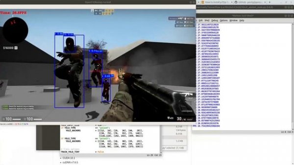 TensorFlow YOLOv4 Counter-strike Global Offensive real-time aim-bot