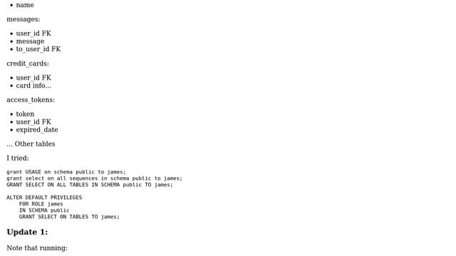 Databases: How can I create postgres users for employees that have limited access? смотреть онлайн