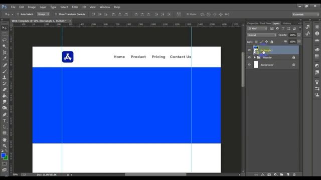 Web Template Design In Photoshop || UI Design Tutorial || FsD Academy (2021) смотреть онлайн