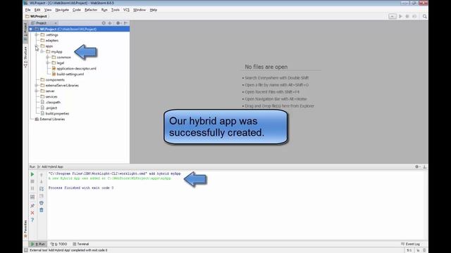 Configuring IBM Worklight CLI as an external tool in WebStorm смотреть онлайн