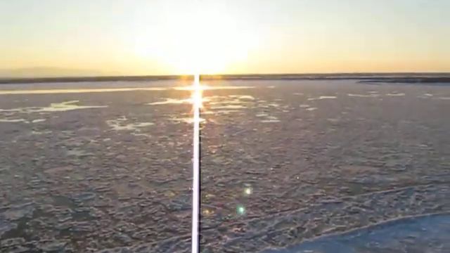 Хабаровск. Ледоход на Амуре (16.11.14 ) смотреть онлайн