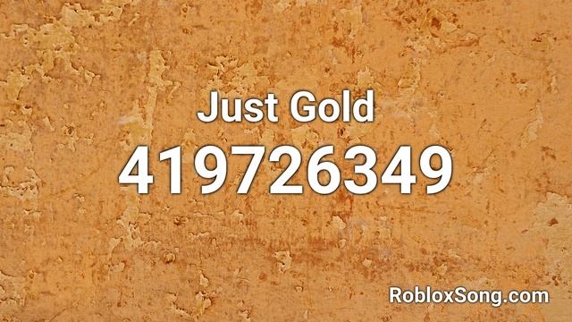 Just Gold Roblox ID - Music Code смотреть онлайн