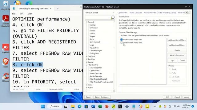 how to watch 60fps using SVP 4 + KMPlayer смотреть онлайн