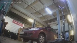 Установка фаркопа на Nissan Tiida 2008 год. Leader Plus, арт. N114-A