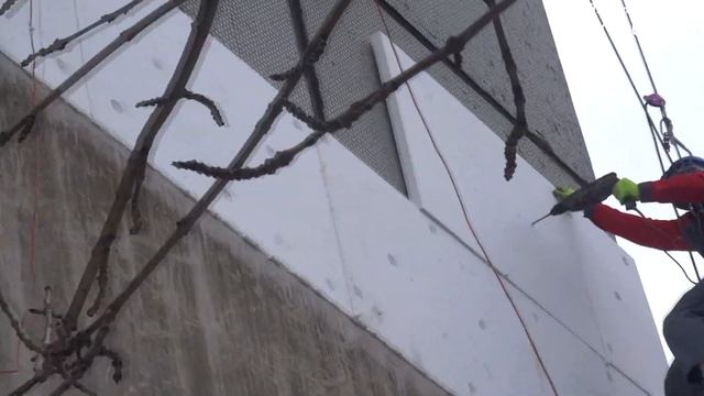 Утепление стен снаружи Владивосток . Торцевая стена 9ти этажного дома . За 17ть дней смотреть онлайн
