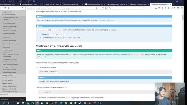 3 Python peruskurssi: Python ympäristön asennus Anaconda ja Conda смотреть онлайн