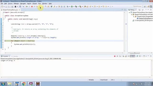 How to use toArray method of Java 8 Stream? | Java 8 streams tutorial | Java 8 streams смотреть онлайн