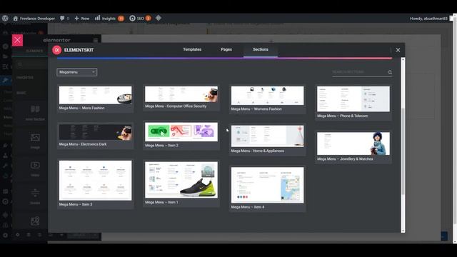 How to use Free Tools to Create a Modern Mega Menu on WordPress Using Elementor and Elementskit смотреть онлайн