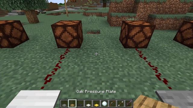 How To Craft And Use A Pressure Plate In Minecraft! | Easy Minecraft Tutorial