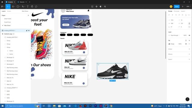 Nike Shoes (UI/UX Design) смотреть онлайн