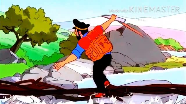 All Captain Haddock Scenes - Part 12(Tintin in Tibet) - The Adventures of Tintin смотреть онлайн