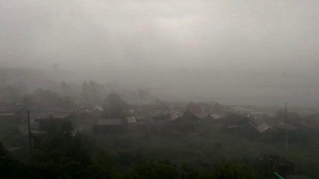 Гроза в Барабинске 13.07.2015г.