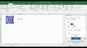 Создайте QR-код в Excel