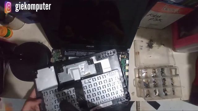 TUTORIAL CARA MENGGANTI KEYBOARD NOTEBOOK ASUS X200M