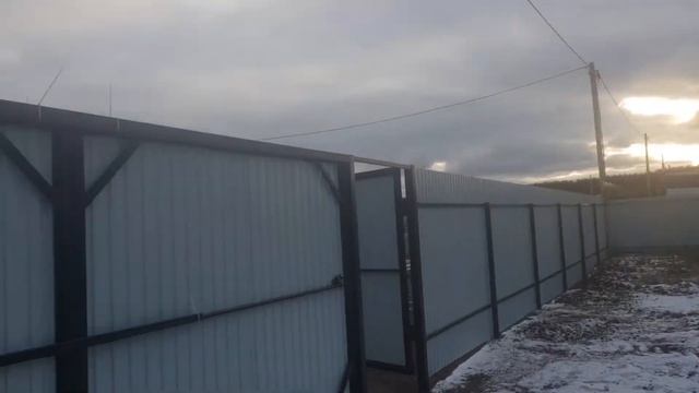 забор из профнастила цвет серый графит смотреть онлайн