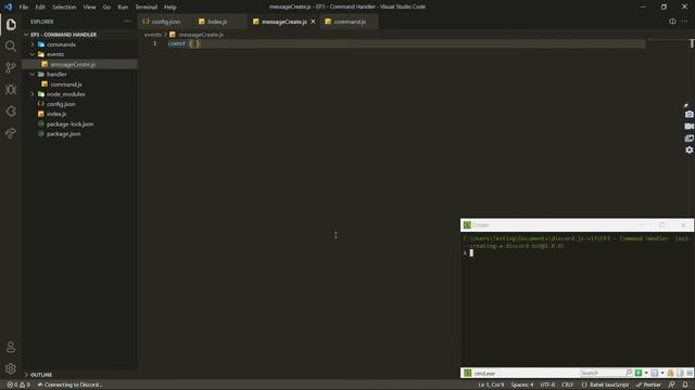 Command Handler | Discord.JS v13 Tutorial #3 смотреть онлайн