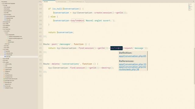 Enregistrer les messages échangés avec Redis — Laravel en temps réel 13 смотреть онлайн