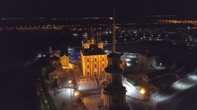 Рязанский кремль ночью смотреть онлайн
