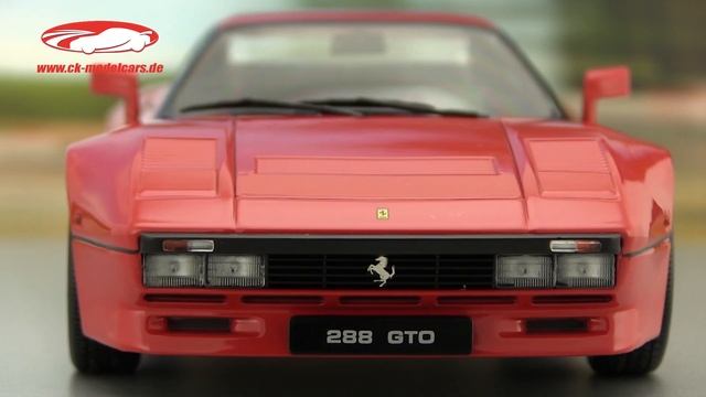 ck-modelcars-video: Ferrari 288 GTO Upgrade 1984 rot KK-Scale смотреть онлайн