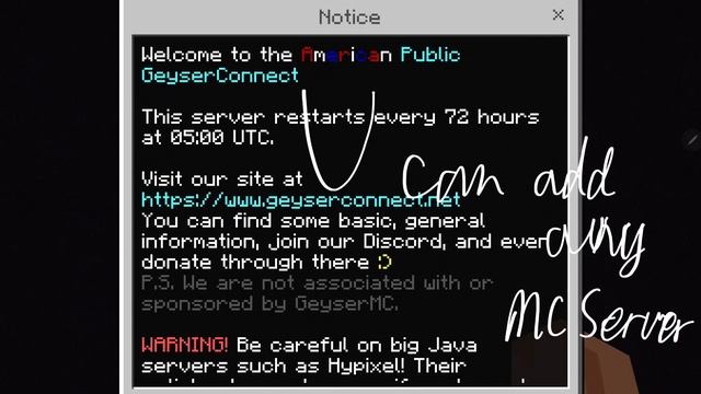 How to join a java server with bedrock(ps4, xbox, Phone, tablet) смотреть онлайн