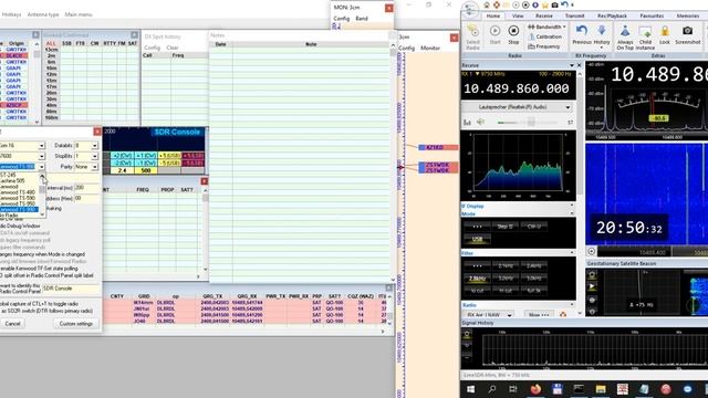 Logger32 + SDR-Console: CAT-connection With Virtual Serial Ports