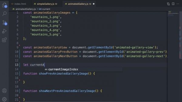 JavaScript для начинающих | Практика | JavaScript | Галерея для сайта | Vite | HTML | CSS