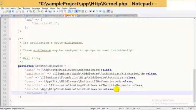 Laravel PHP Framework - Beginners | Terminable Middleware смотреть онлайн