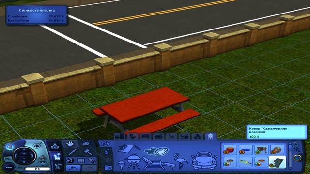 Sims 3 Build CITY#1 Городской парк.
