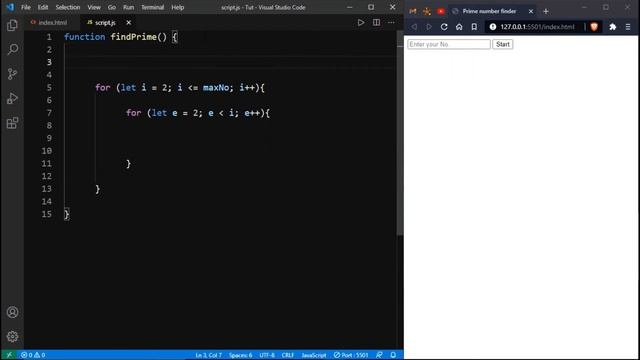 JavaScript Prime Numbers from 1 to a given number | Code Fingers смотреть онлайн