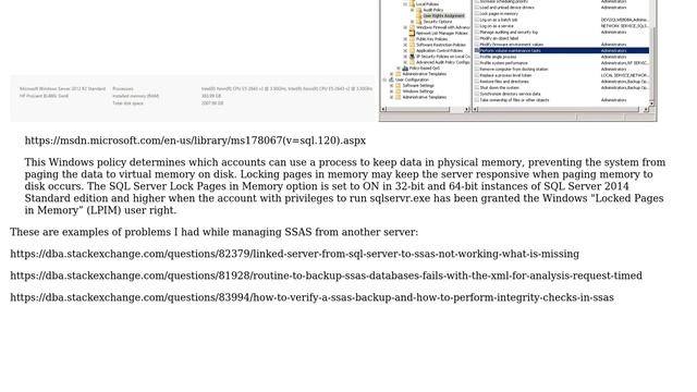 SSAS and SQL Server on the same server смотреть онлайн
