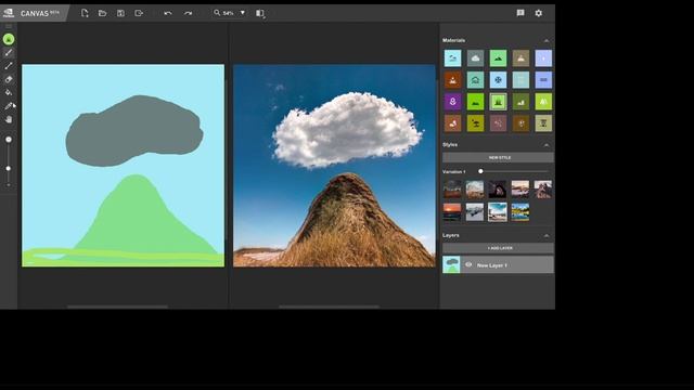 NVIDIA Canvas on GeForce RTX 3050 Laptop смотреть онлайн