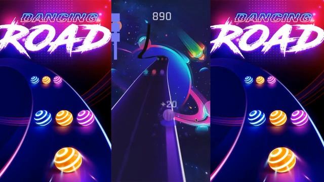 Dancing Road: Colour Ball Run! 5 minutes Gameplay смотреть онлайн