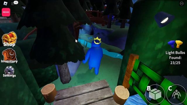 Играю за СИНЕГО МОНСТРА в игре РАДУЖНЫЕ ДРУЗЬЯ 2 в Роблокс | Rainbow Friends 2 смотреть онлайн