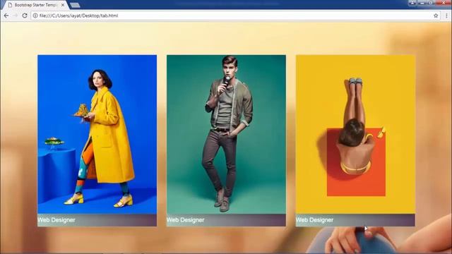 Diagonal hover effect with css 3- website design смотреть онлайн