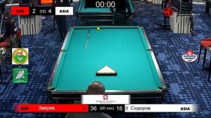 Зверев М. - Сидоров А. | Евроазиатский кубок по бильярду | 2023 г.