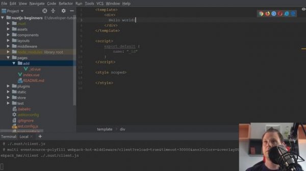 Nuxt.js tutorial for beginners - nuxt.js dynamic routes programmatically change pages