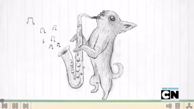Chihuahua con saxofón... смотреть онлайн