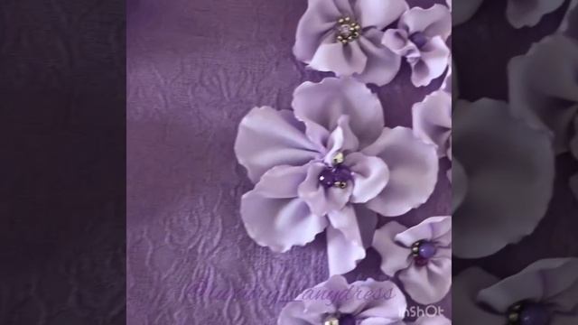 Фрагмент платья "Сиреневые сны" смотреть онлайн
