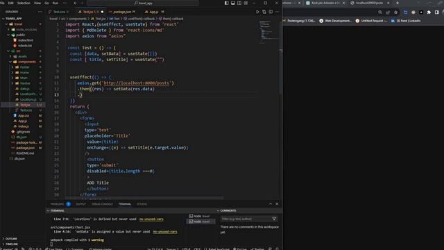 Create a local Json Server get and post data смотреть онлайн