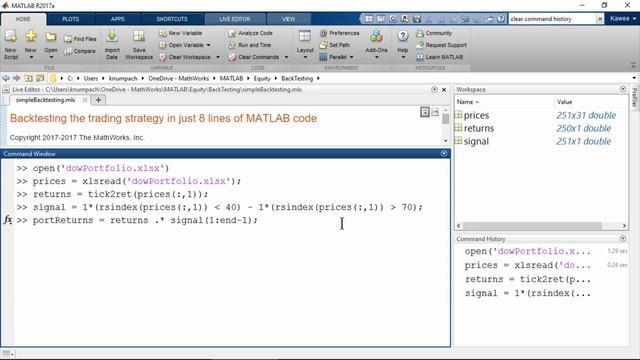 Backtesting Trading Strategies in Just 8 Lines of Code смотреть онлайн