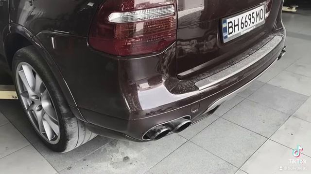 Cayenne Turbo 957 Catless + Exhaust Valves кайен турбо 957 без катализаторов и с заслонками выхлопа