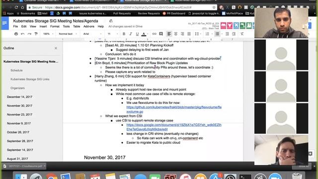Kubernetes SIG Storage 20171214 смотреть онлайн