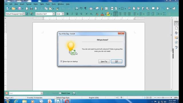Libre office Writer Help menu Practical Part - 1 in hindi and English HD смотреть онлайн