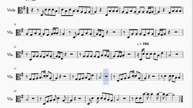Viola Sheet Music: How to play love; not wrong by EDEN смотреть онлайн
