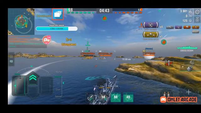 "wows blitz" Часик перед зарубой 3-3. За штурвалом OopsCTPAX. смотреть онлайн