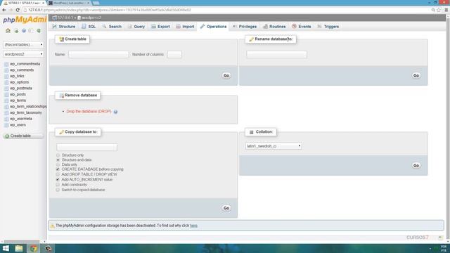 Renomeando Banco de Dados Wordpress Com WAMP e PhpMyAdmin смотреть онлайн