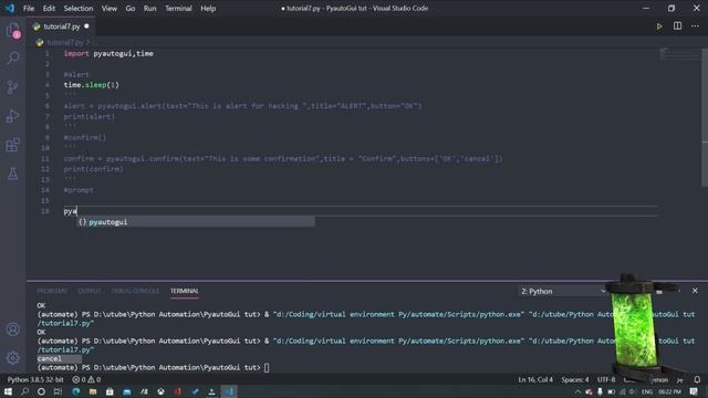 GUI POPup Automation in Python | Pyautogui #9 смотреть онлайн