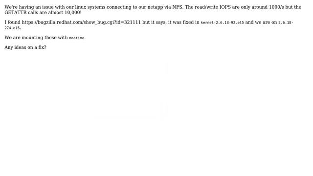GETATTR issues with linux and netapp смотреть онлайн