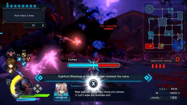 Fate/EXTELLA Link: Lancelot- Standard Max Level Build смотреть онлайн