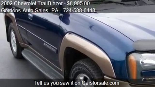 2002 Chevrolet TrailBlazer LTZ 4WD for sale in Greenville, P смотреть онлайн